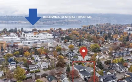 Luxury 2BR Carriage House | Steps to Kelowna General Hospital | Fully Furnished